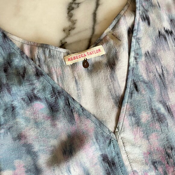 Rebecca Taylor Aurora Tie Waist Dress - Picture 7 of 16